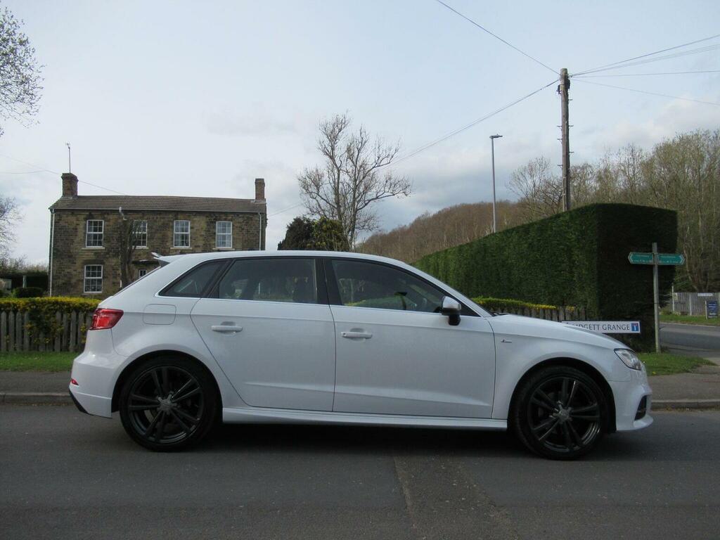 Audi A3 Hatchback 1.0 Tfsi 30 S Line Sportback Euro 6 Ss KP68GEU White #3