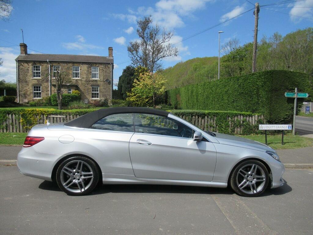 Mercedes-Benz E Class Convertible 3.0 E350d V6 Bluetec Amg Line Cabriole Silver #3