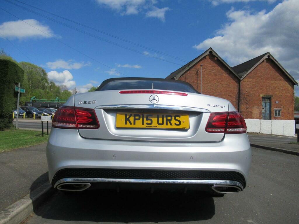 Mercedes-Benz E Class Convertible 3.0 E350d V6 Bluetec Amg Line Cabriole Silver #5