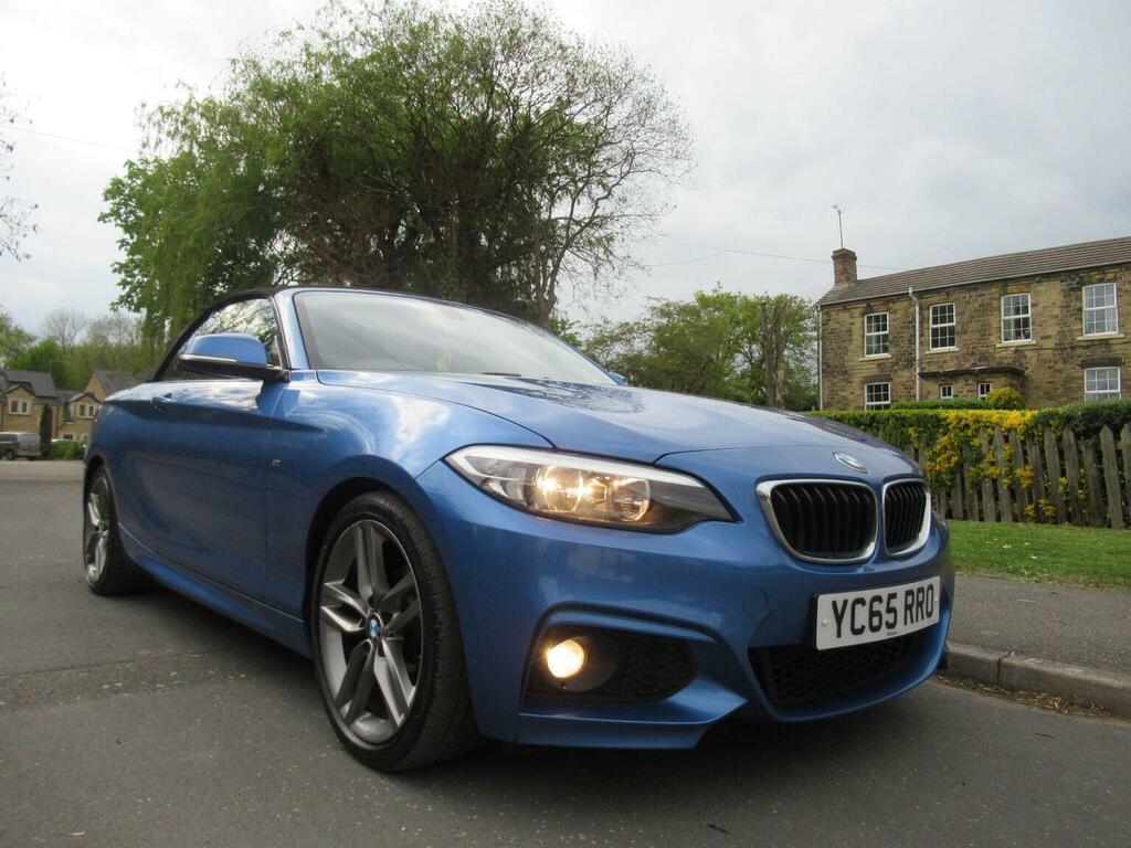 BMW 2 Series Convertible 2.0 218D M Sport Euro 6 Ss 201 Blue
