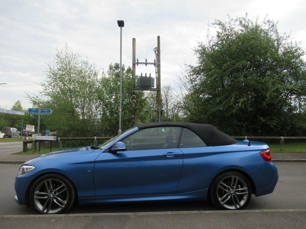 BMW 2 Series Convertible 2.0 218D M Sport Euro 6 Ss 201 YC65RRO Blue #6