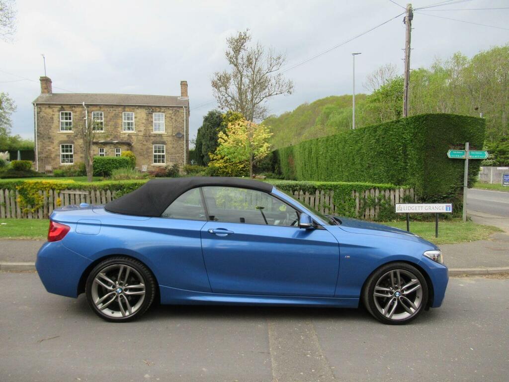 BMW 2 Series Convertible 2.0 218D M Sport Euro 6 Ss 201 YC65RRO Blue #2