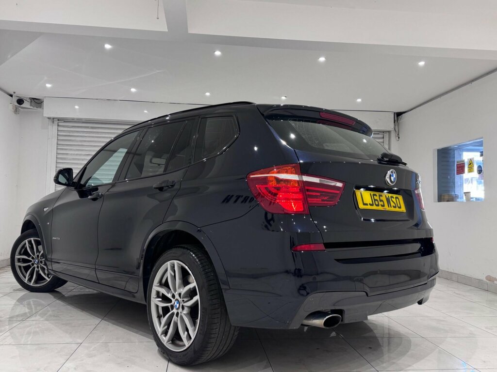 BMW X3 2.0 20D M Sport Xdrive Euro 6 Ss LJ65WSO Black #3