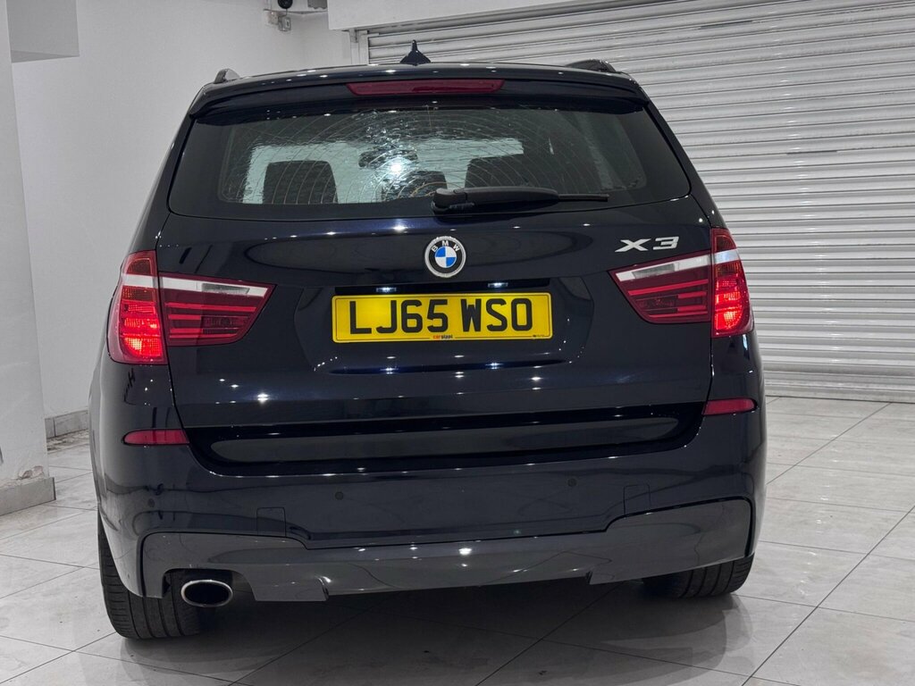 BMW X3 2.0 20D M Sport Xdrive Euro 6 Ss LJ65WSO Black #6