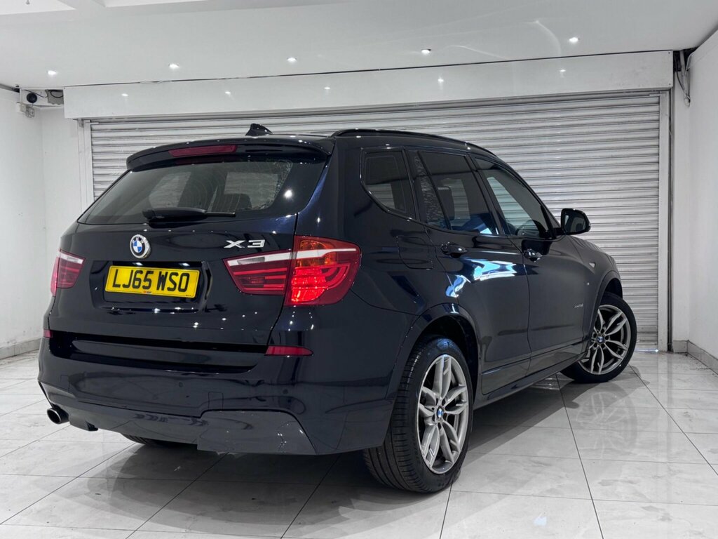 BMW X3 2.0 20D M Sport Xdrive Euro 6 Ss LJ65WSO Black #4