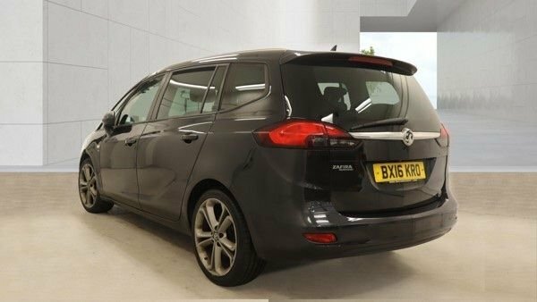 Vauxhall Zafira Tourer 2016 1.6 Cdti Ecoflex Sri Mpv Eu BX16KRO Black #5