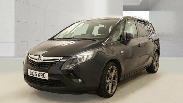 Vauxhall Zafira Tourer 2016 1.6 Cdti Ecoflex Sri Mpv Eu BX16KRO Black #2