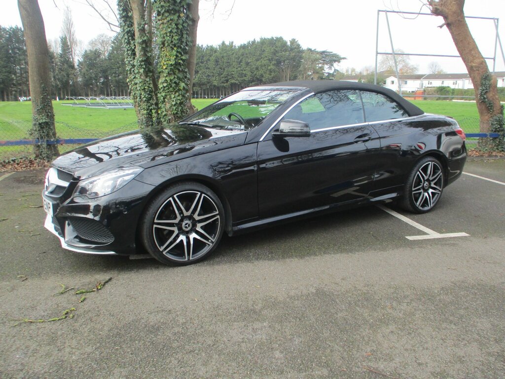Mercedes-Benz E Class 2.1 E220 Bluetec Amg Line Cabriolet G-t GY16ENP Black #4