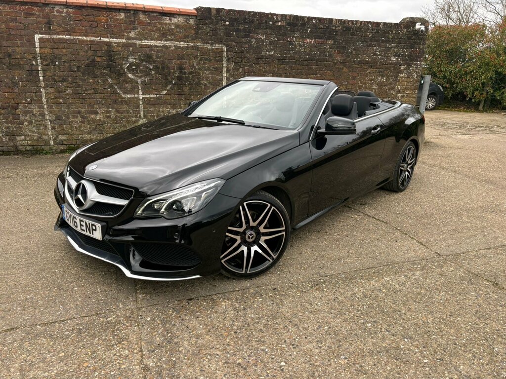 Mercedes-Benz E Class 2.1 E220 Bluetec Amg Line Cabriolet G-t GY16ENP Black #6