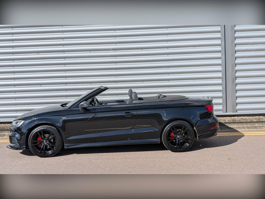 Audi A3 Cabriolet 2.0 Tdi S Line S Tronic Euro 6 Ss Black #6