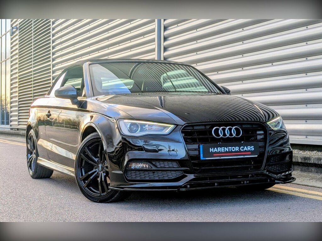 Audi A3 Cabriolet 2.0 Tdi S Line Euro 6 Ss Black