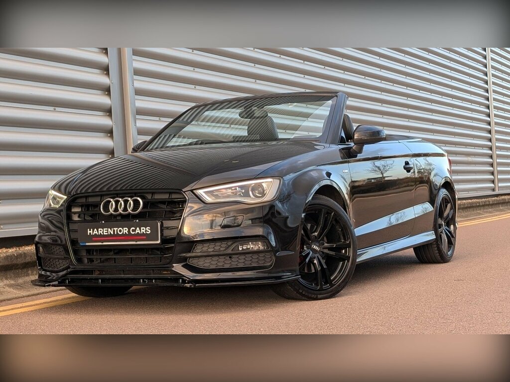 Audi A3 Cabriolet 2.0 Tdi S Line Euro 6 Ss Black