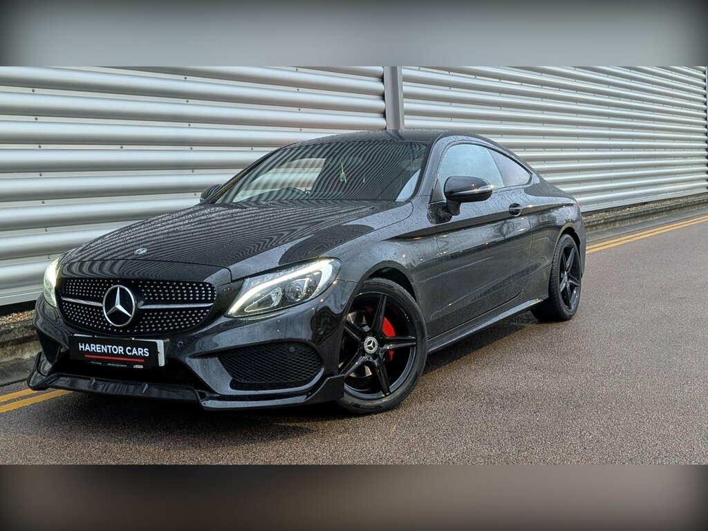 Mercedes-Benz C Class 2.0 C200 Amg Line Euro 6 Ss HG67YJU Black #4