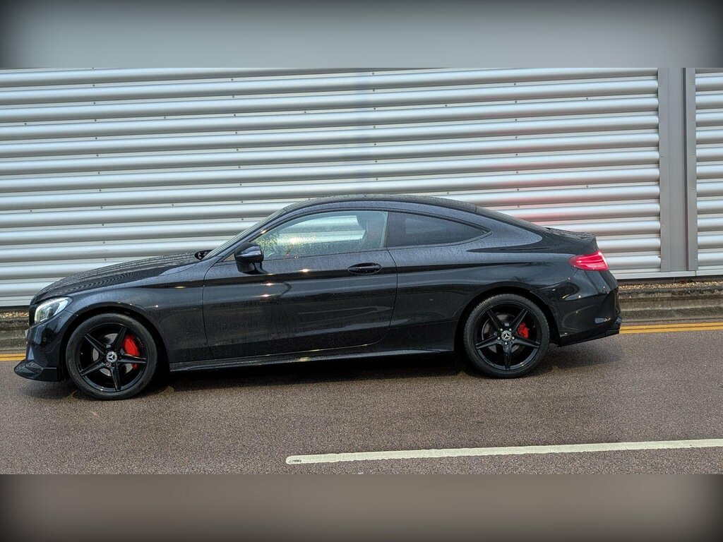 Mercedes-Benz C Class 2.0 C200 Amg Line Euro 6 Ss HG67YJU Black #3