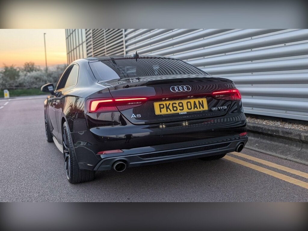 Audi A5 2.0 Tfsi 35 S Line S Tronic Euro 6 Ss PK69OAN Black #2