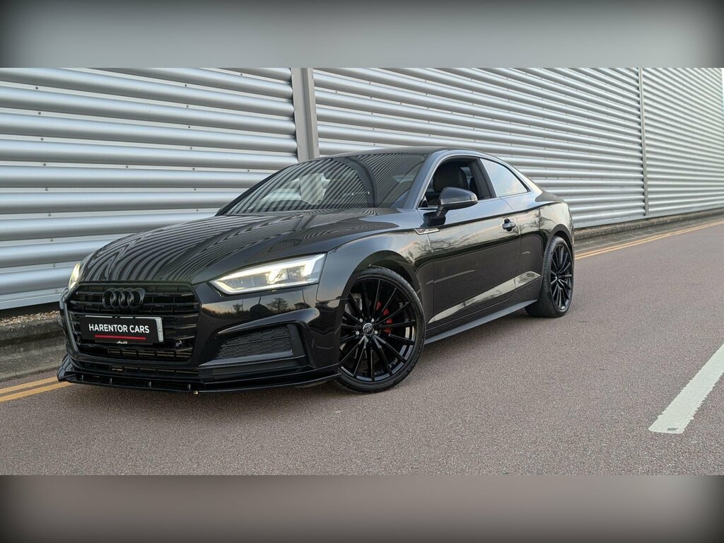 Audi A5 2.0 Tfsi 35 S Line S Tronic Euro 6 Ss PK69OAN Black #5