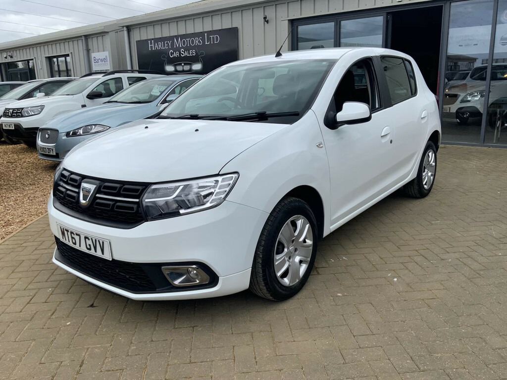 Dacia Sandero 0.9 Tce Laureate Hatchback MT67GVV White #4