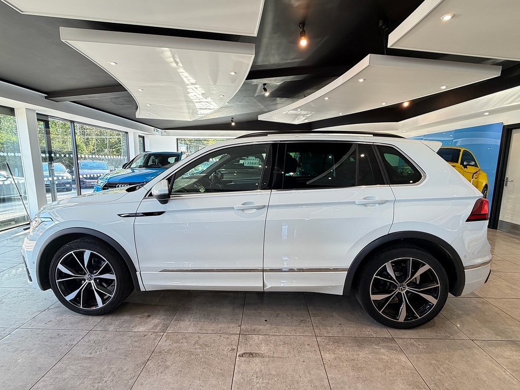 Volkswagen Tiguan 1.5 Tsi R-line Suv Dsg Euro 6 Ss 15 NJ23HSZ White #5