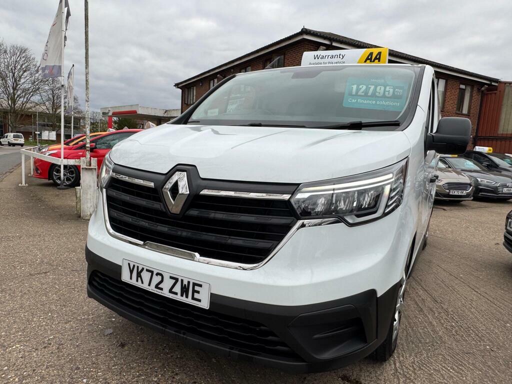 Renault Trafic 2.0 Dci Blue Sl30 Business L1 H1 Euro 6 S S YK72ZWE White #2