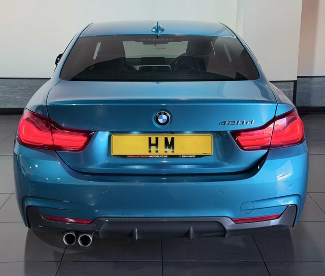 BMW 4 Series Gran Coupe 2.0 420D M Sport Coupe Euro 6 S S YD69ZKA Blue #6
