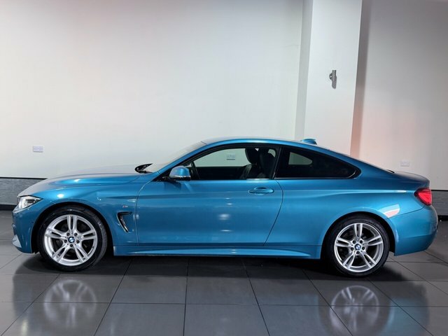 BMW 4 Series Gran Coupe 2.0 420D M Sport Coupe Euro 6 S S YD69ZKA Blue #4