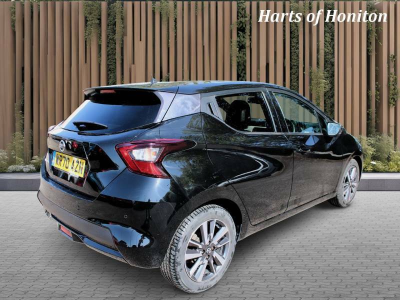 Nissan Micra 1.0 Tekna Ig-t 100 Turbo - 2020 70 WR70AZN Black #2