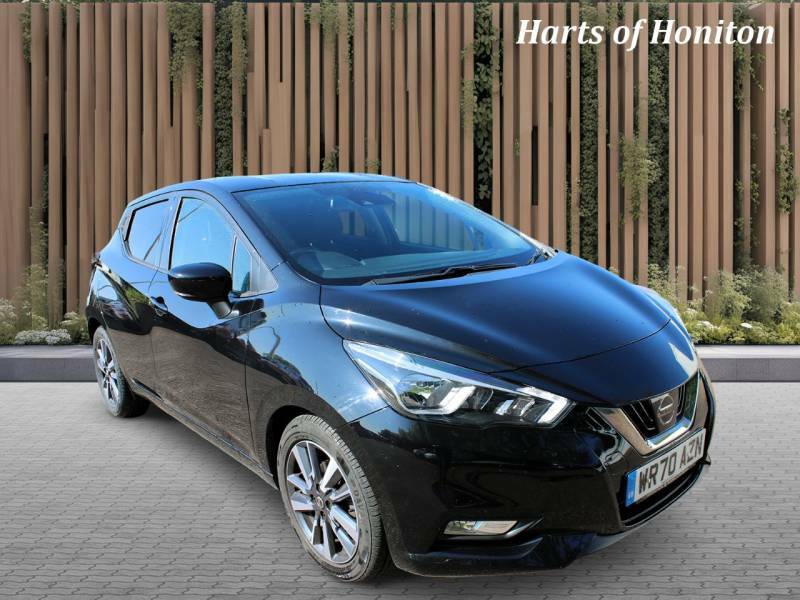 Nissan Micra 1.0 Tekna Ig-t 100 Turbo - 2020 70 WR70AZN Black #3