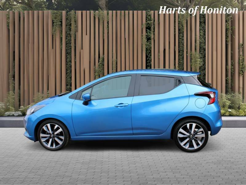 Nissan Micra 1.0 Tekna Ig-t Turbo Cvt - 2021 7 SD71ENU Blue #6