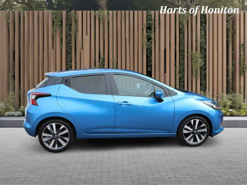 Nissan Micra 1.0 Tekna Ig-t Turbo Cvt - 2021 7 SD71ENU Blue #5
