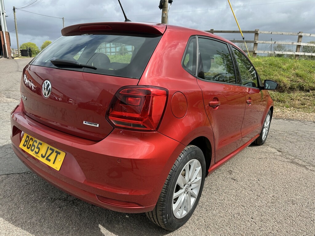 Volkswagen Polo Hatchback 1.0 Bluemotion Tech Se 201565 Red #5