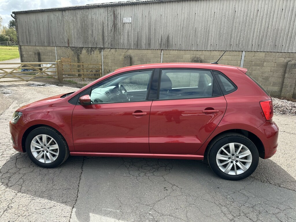 Volkswagen Polo Hatchback 1.0 Bluemotion Tech Se 201565 Red #6