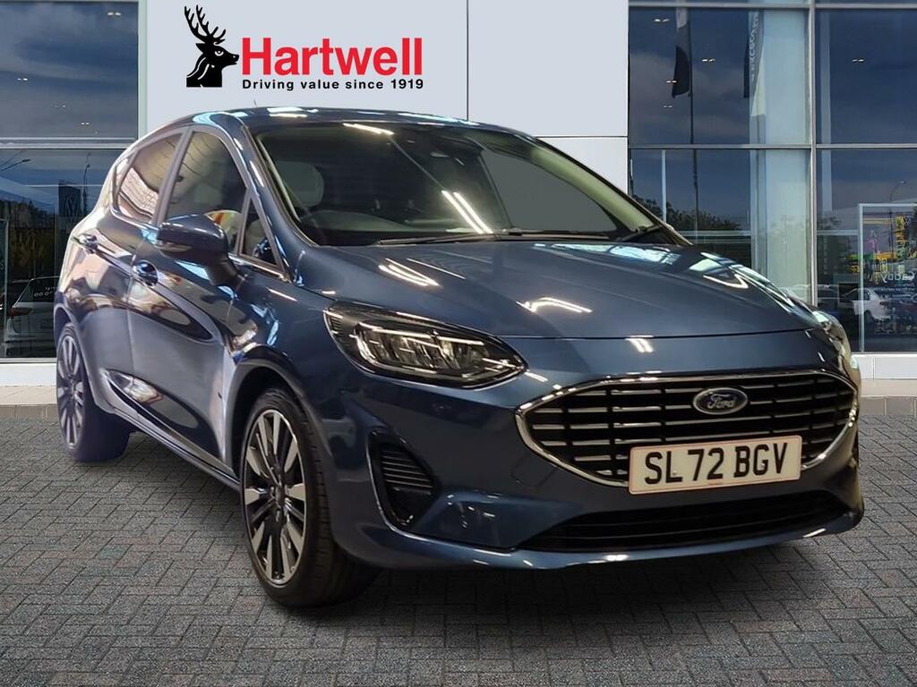 Ford Fiesta 1.0T Ecoboost Mhev Titanium X Hatchback Blue