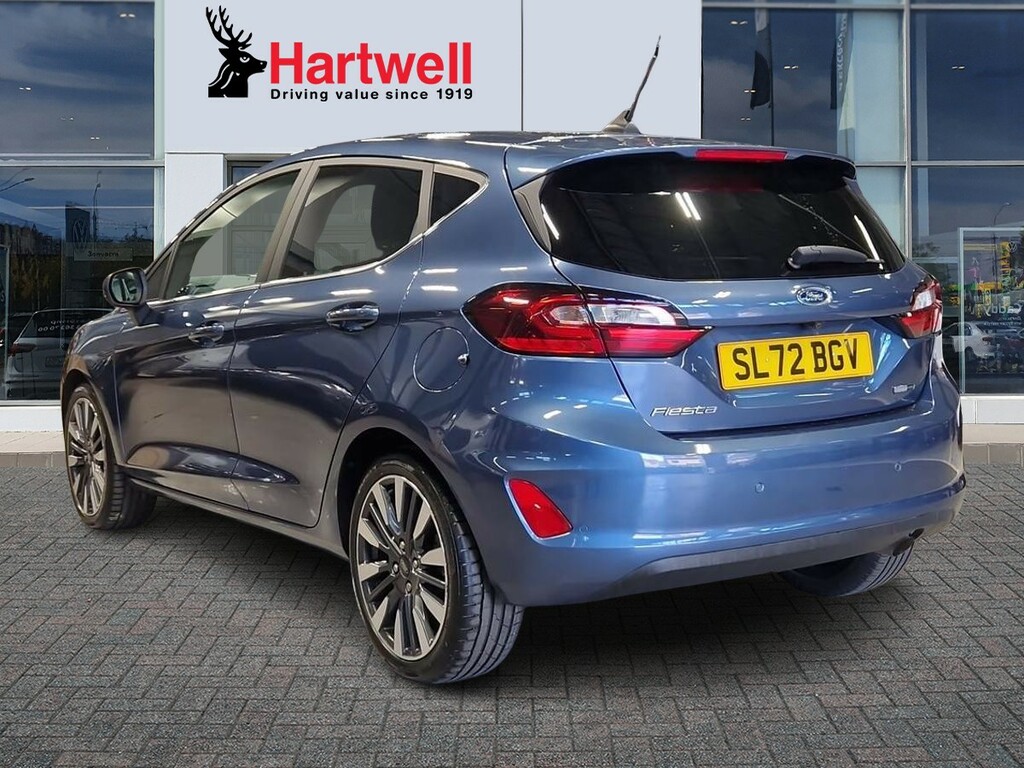 Ford Fiesta 1.0T Ecoboost Mhev Titanium X Hatchback SL72BGV Blue #5