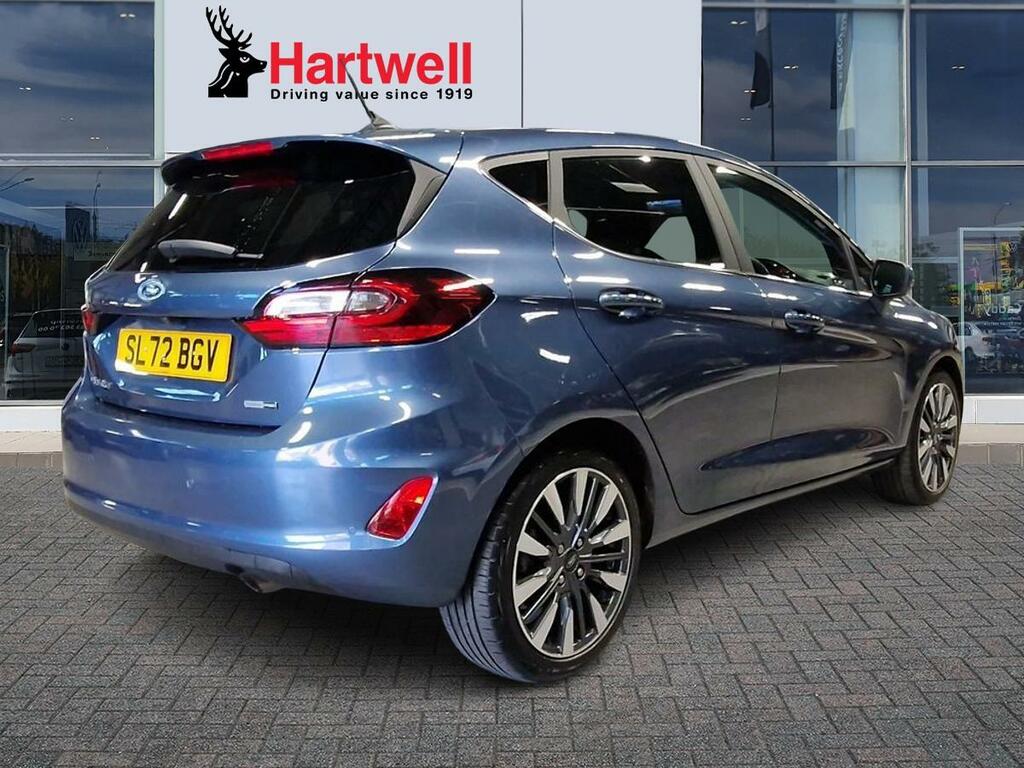 Ford Fiesta 1.0T Ecoboost Mhev Titanium X Hatchback SL72BGV Blue #3