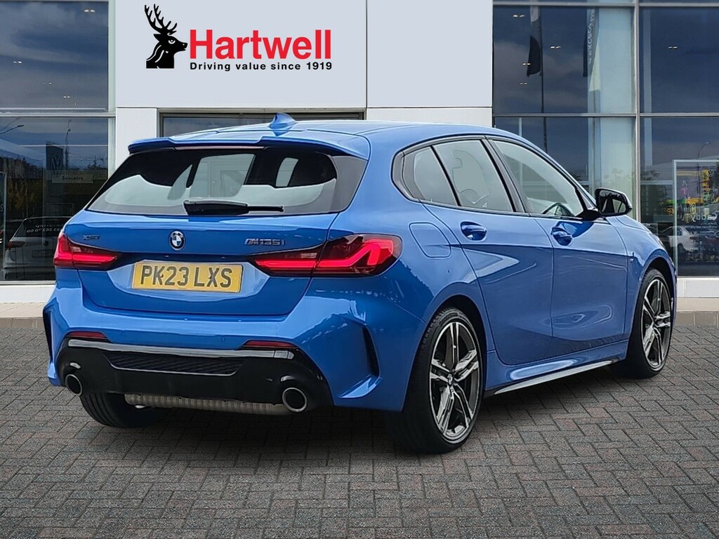 BMW 1 Series 2.0 M135i Hatchback Xdrive Euro 6 PK23LXS Blue #3