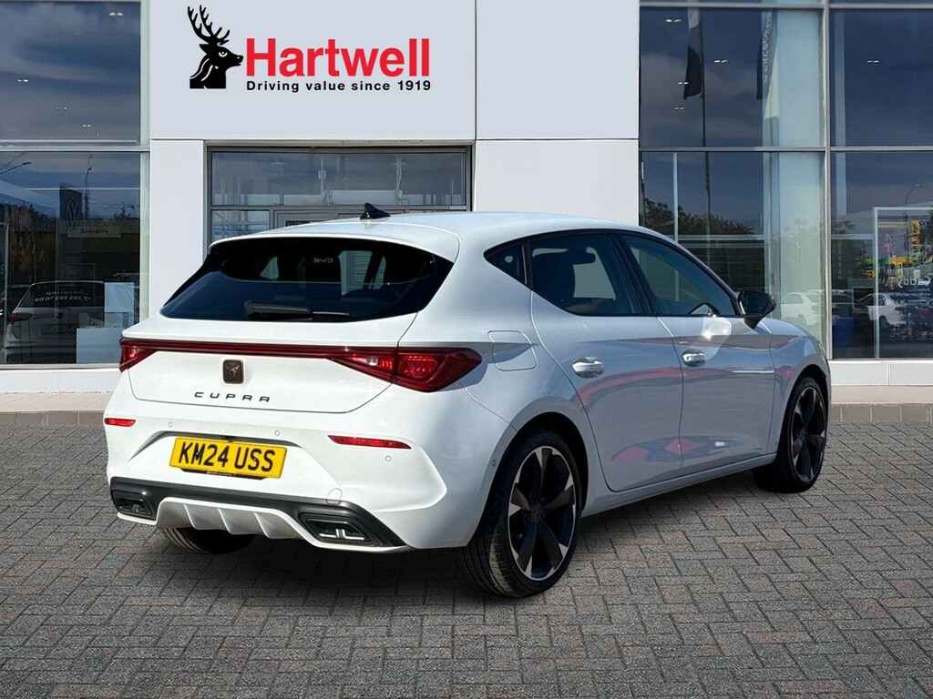 Cupra Leon 1.5 Etsi Evo V1 Hatchback Hybrid Dsg Eu KM24USS White #3