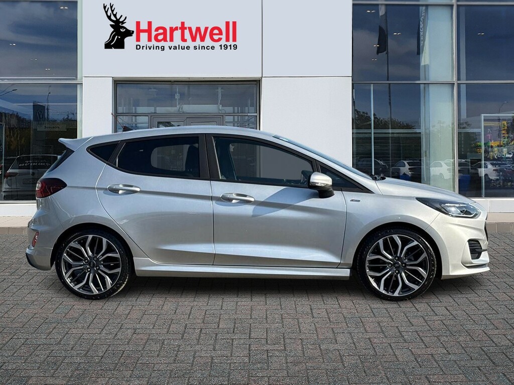 Ford Fiesta 1.0T Ecoboost St-line X Hatchback Manua YR23AVB Silver #2