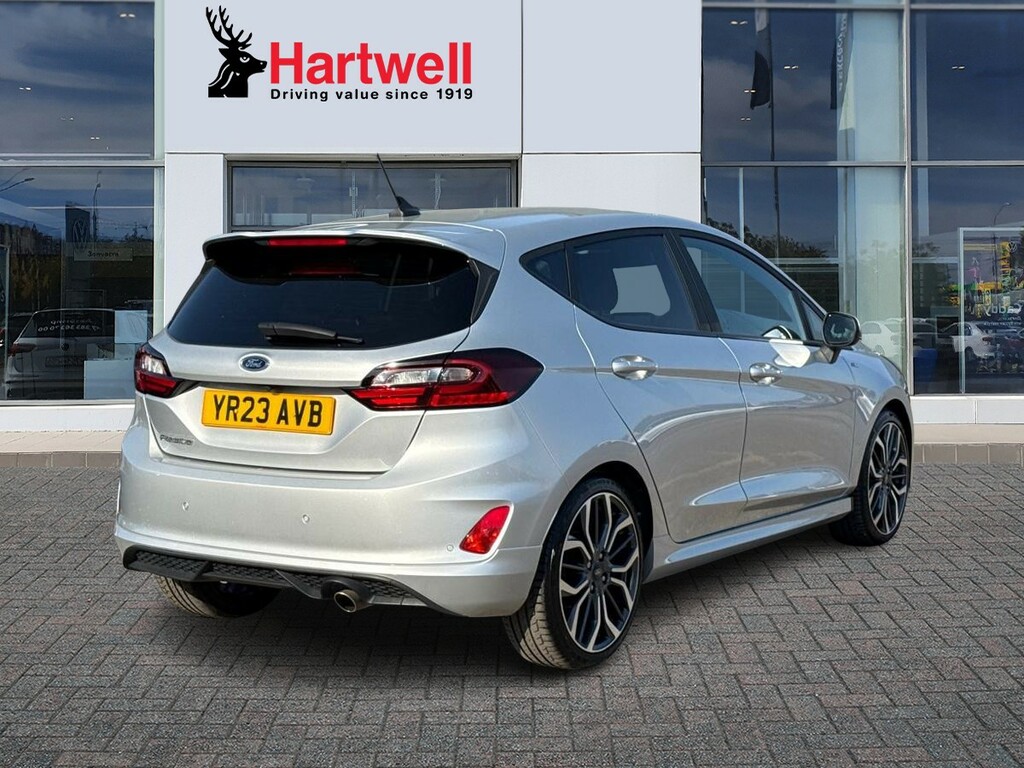 Ford Fiesta 1.0T Ecoboost St-line X Hatchback Manua YR23AVB Silver #3