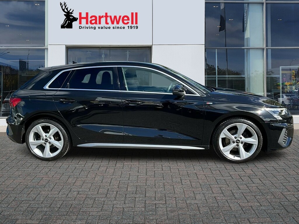 Audi A3 1.0 Tfsi 30 S Line Sportback S Tronic E EY24UEA Black #2