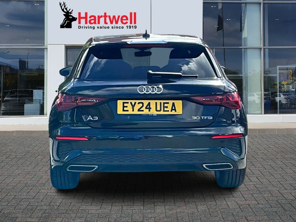Audi A3 1.0 Tfsi 30 S Line Sportback S Tronic E EY24UEA Black #4