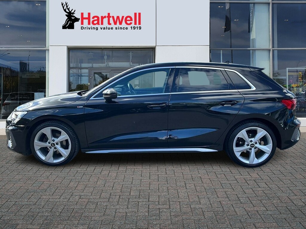 Audi A3 1.0 Tfsi 30 S Line Sportback S Tronic E EY24UEA Black #6