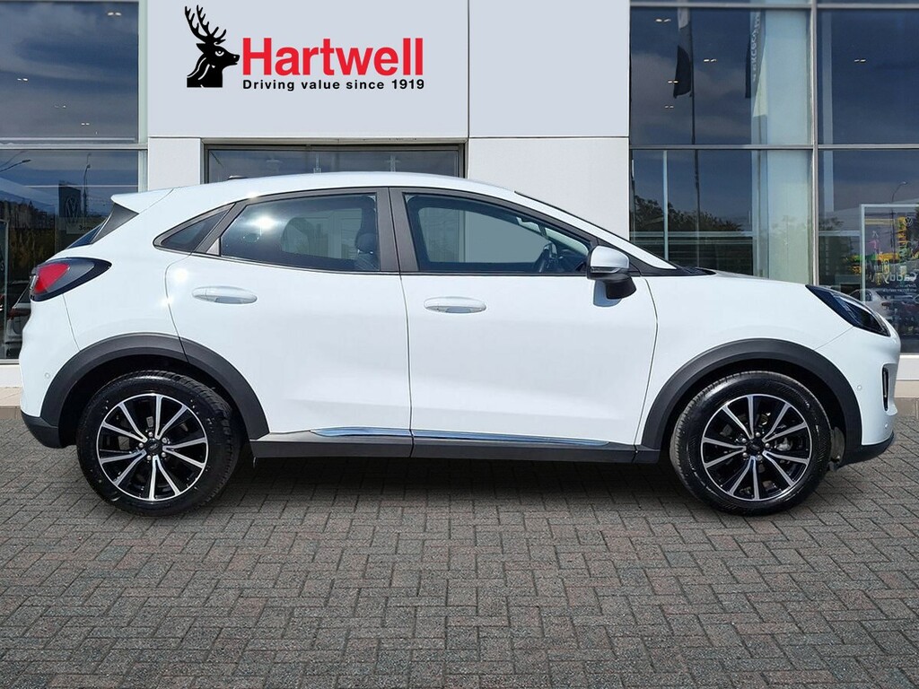 Ford Puma 1.0T Ecoboost Mhev Titanium Suv Dct Eur AE22MLK White #2