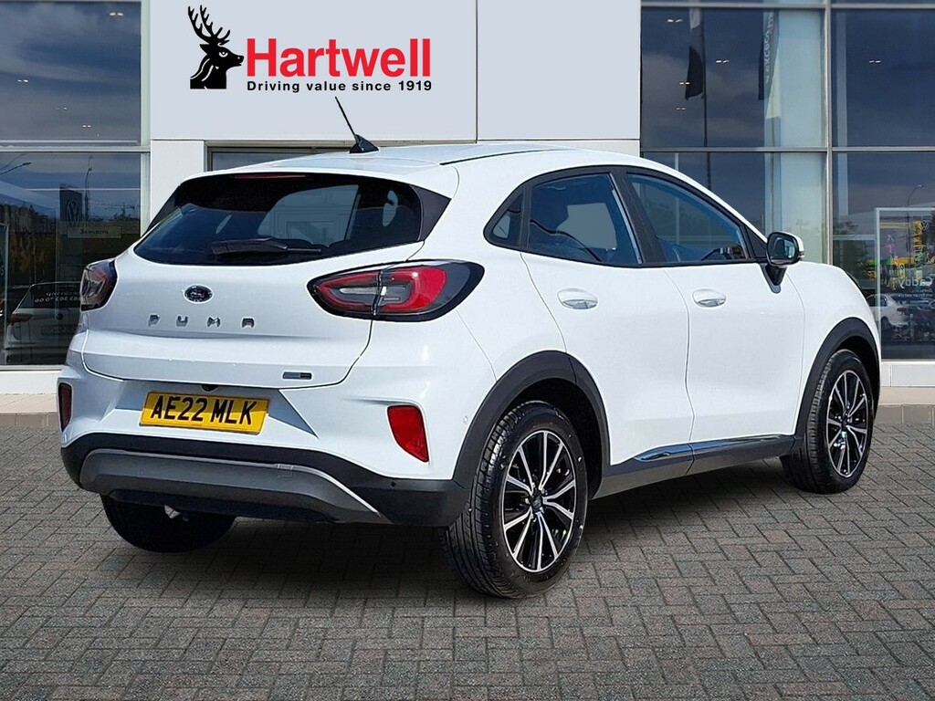 Ford Puma 1.0T Ecoboost Mhev Titanium Suv Dct Eur AE22MLK White #3