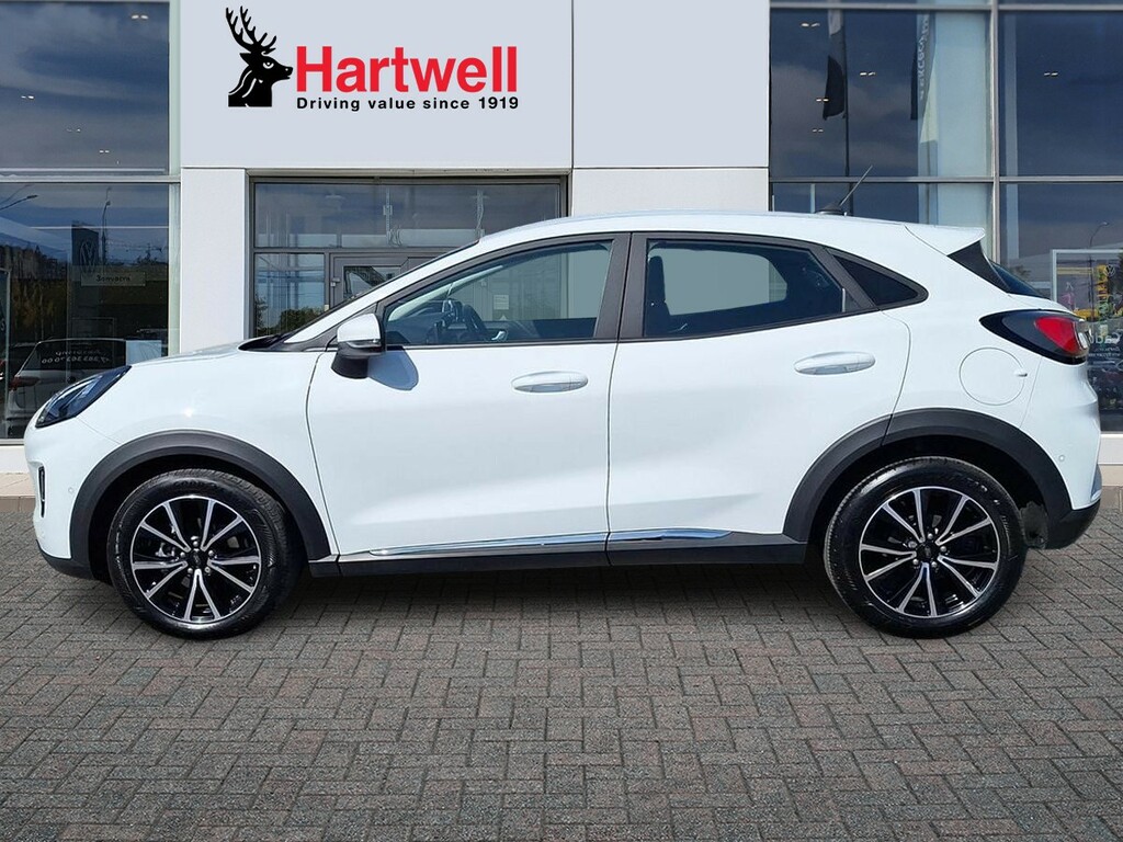 Ford Puma 1.0T Ecoboost Mhev Titanium Suv Dct Eur AE22MLK White #6