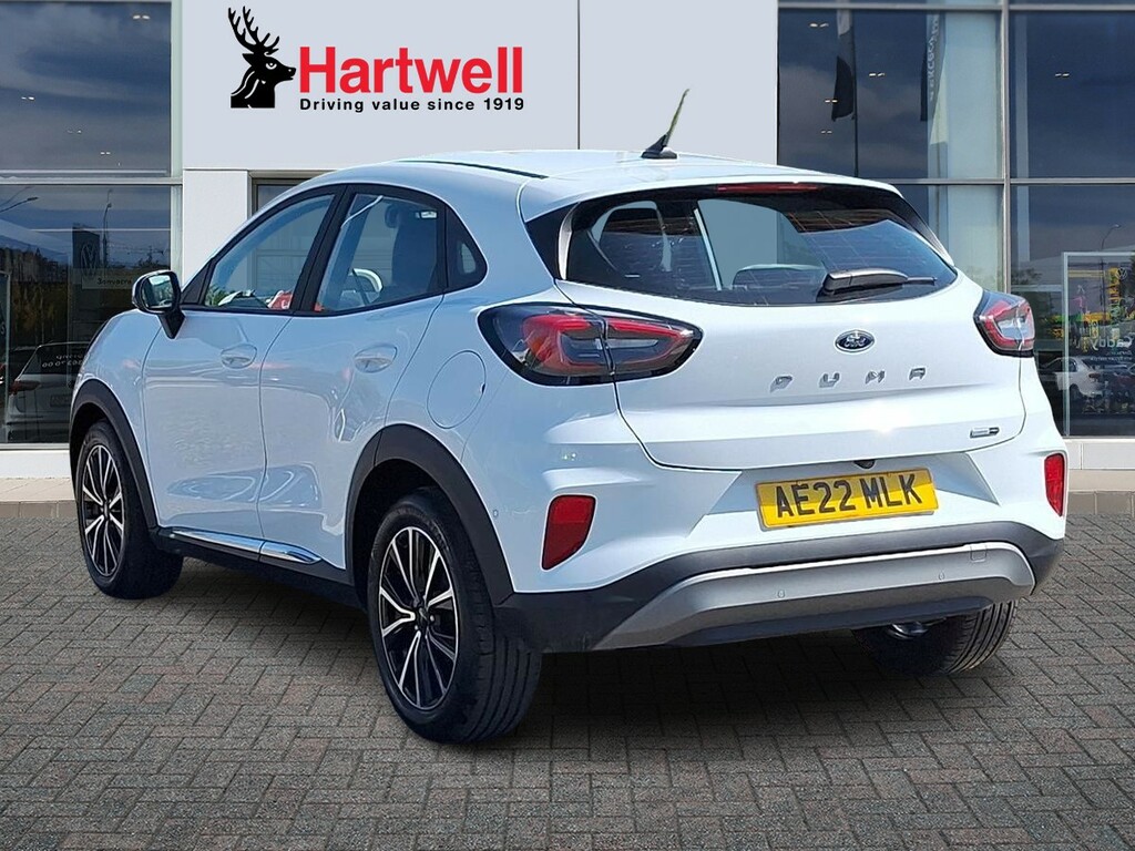 Ford Puma 1.0T Ecoboost Mhev Titanium Suv Dct Eur AE22MLK White #5