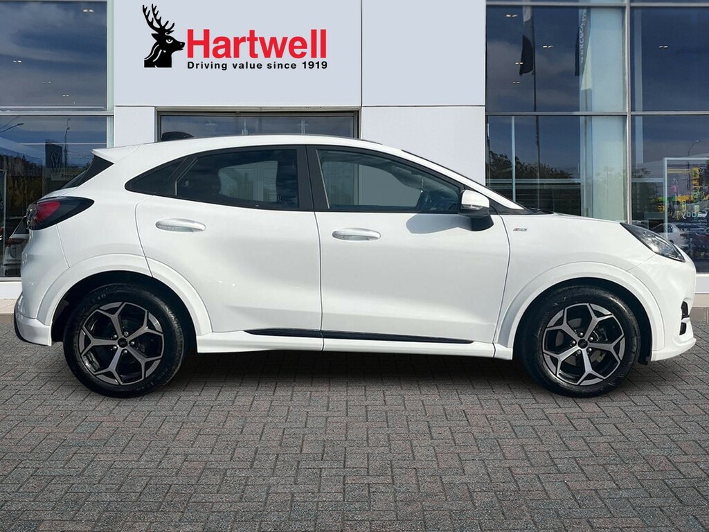 Ford Puma 1.0T Ecoboost Mhev St-line Suv Hybrid M OX75WUT White #2
