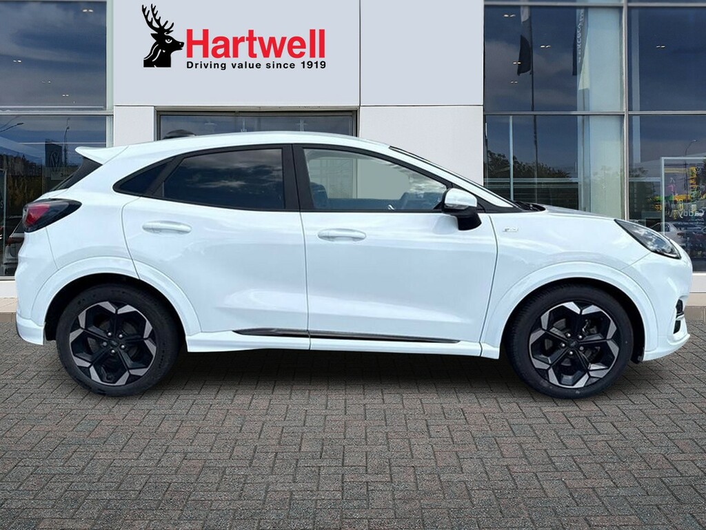 Ford Puma 1.0T Ecoboost Mhev St-line X Suv Hybrid LB74TVA White #2
