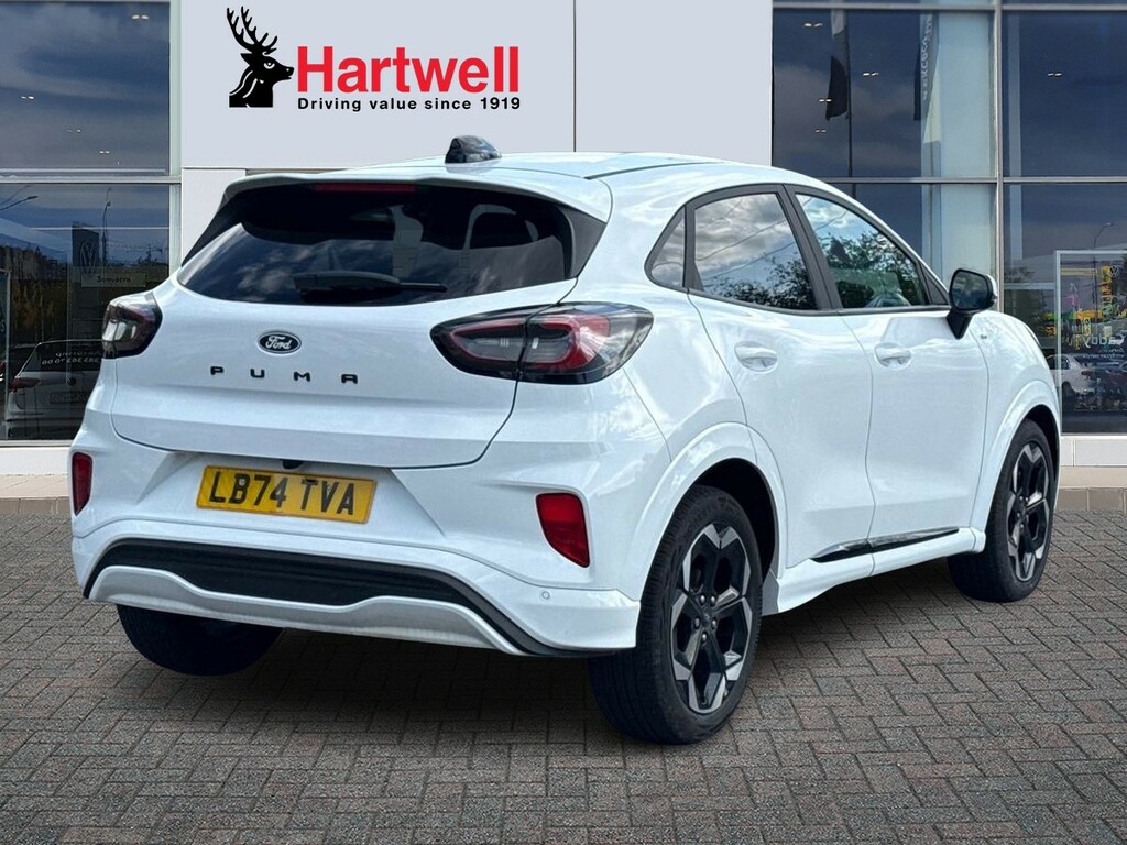 Ford Puma 1.0T Ecoboost Mhev St-line X Suv Hybrid LB74TVA White #3