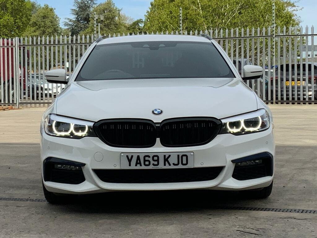 BMW 5 Series 520I M Sport YA69KJO White #6