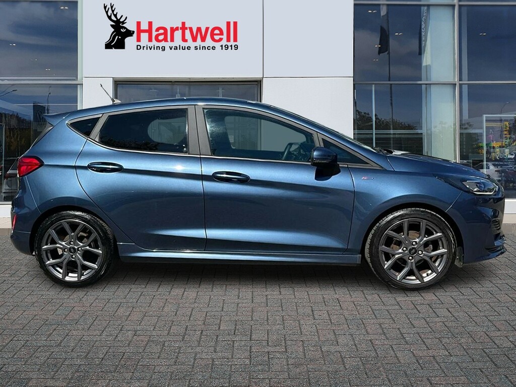 Ford Fiesta 1.0T Ecoboost St-line Hatchback YS72SBU Blue #2